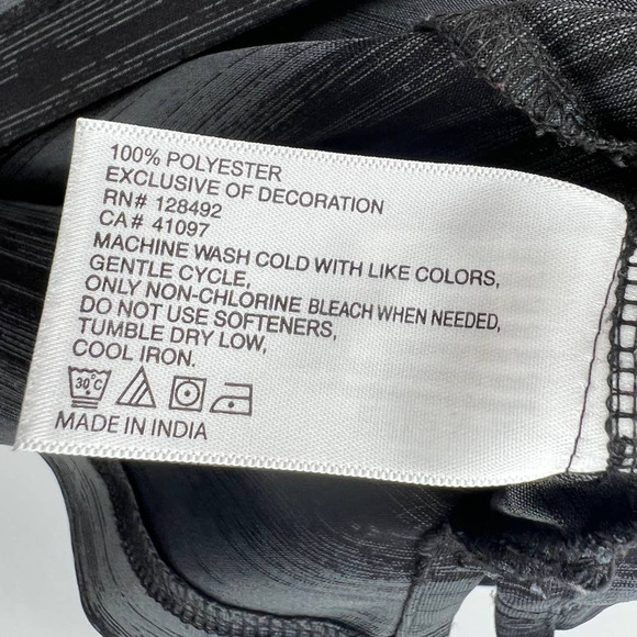 Greg Norman Men's Play Dry Polo Black/Gray Size XL - Picture 5 of 5